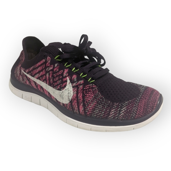 Nike Free 4.0 Flyknit Grand Purple Pink, 8 - Picture 1 of 6